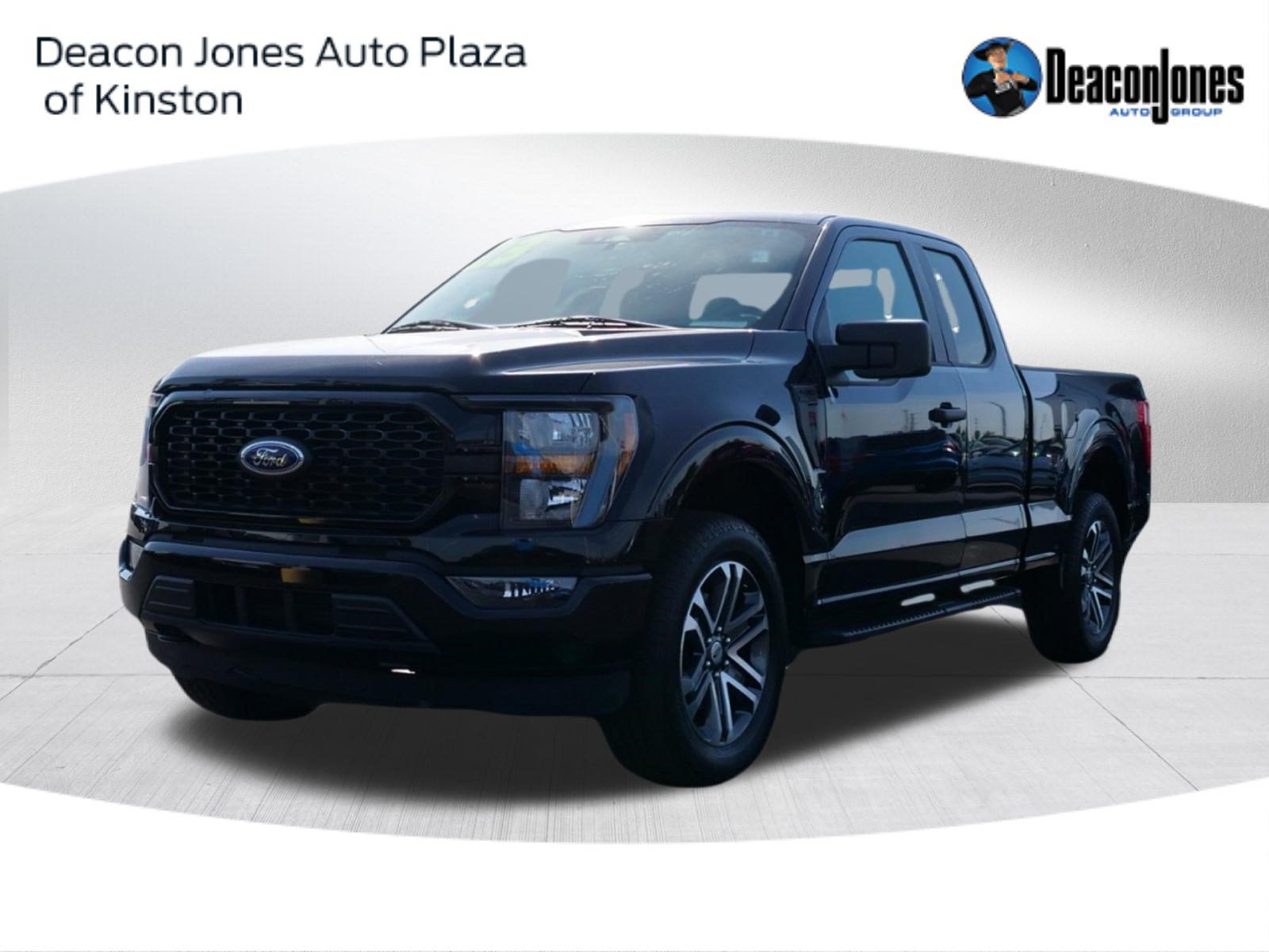 2023 Ford F-150 XL in Black — front three-quarter view