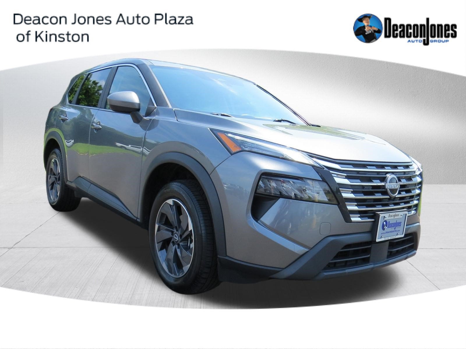 2024 Nissan Rogue SV in Gray — front three-quarter view